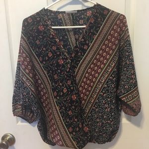 Unique Flowered Blouse